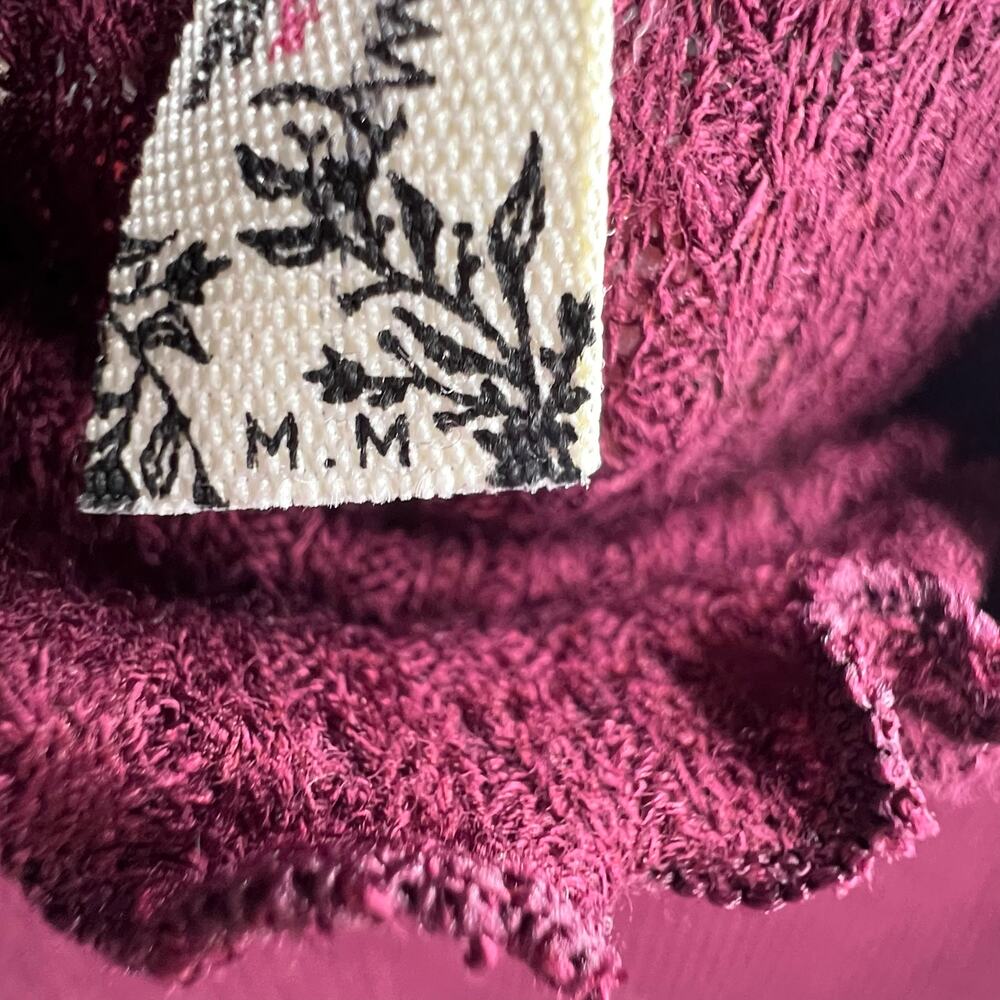 Free People Deep Red Ribbed Long Sleeve Top - Picture 10 of 10